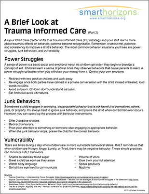 Trauma Informed Care part 1